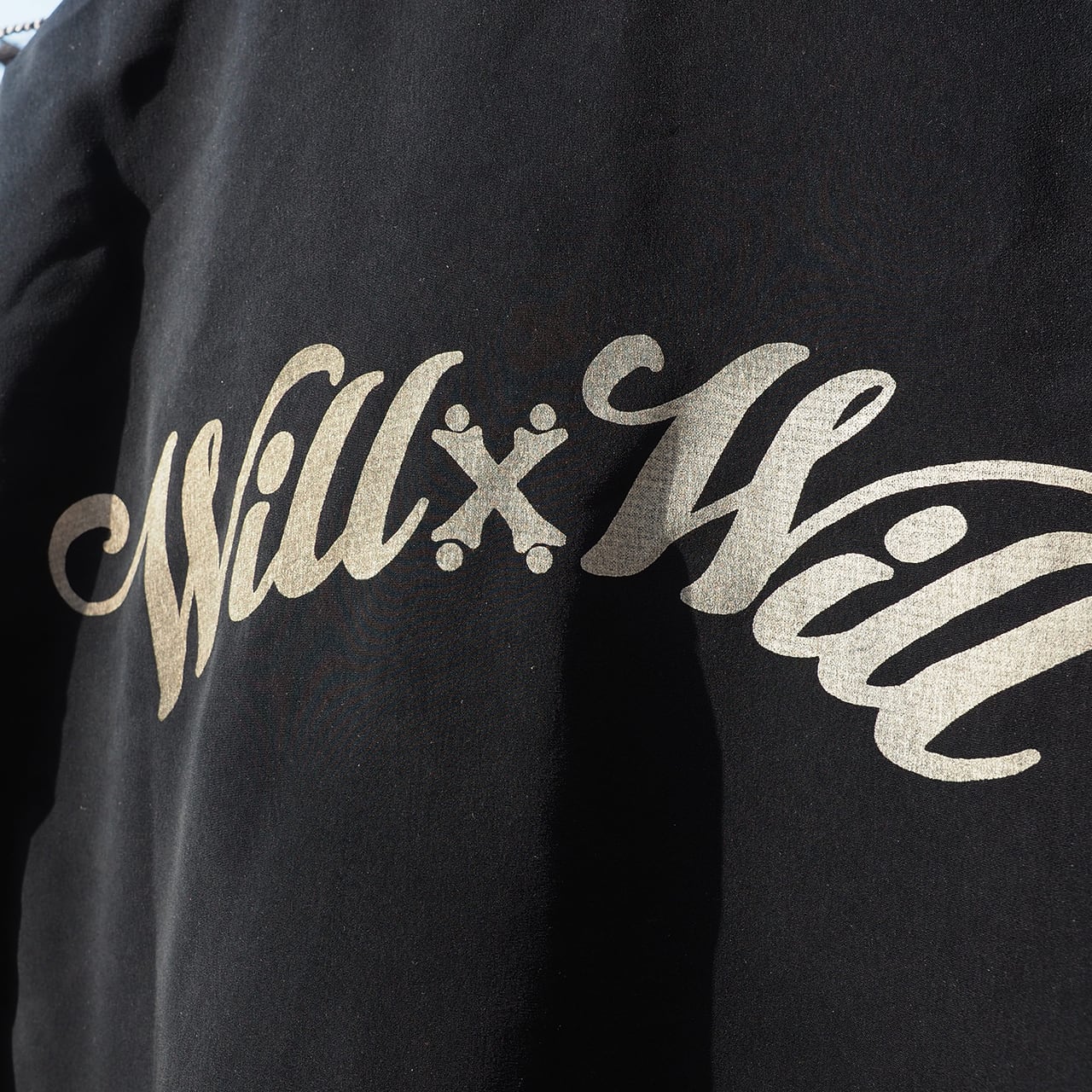 WillxWill Arch Logo Silky Shirts Black