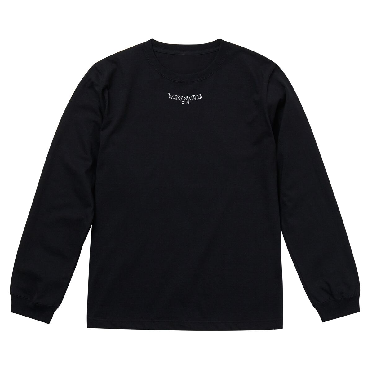 【受注生産】WillxWill postage stamp Long Sleeve 7.1oz Black