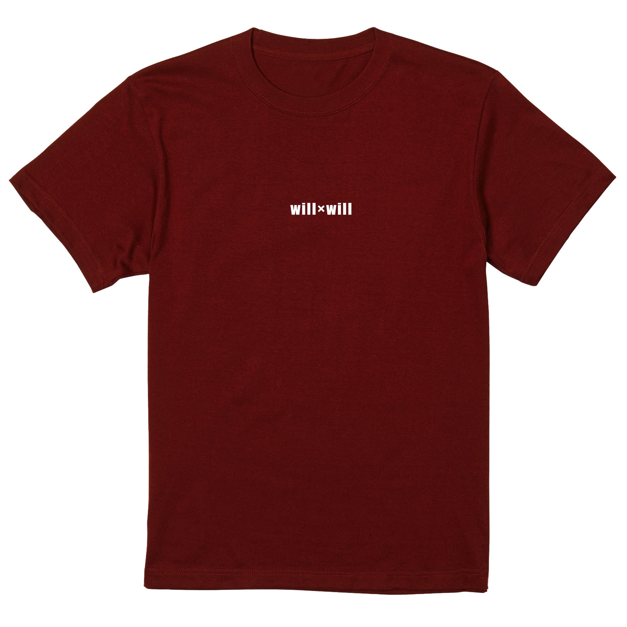 BunBoom 2nd digital single "will×will" Release anniversary T-shirts Burgundy