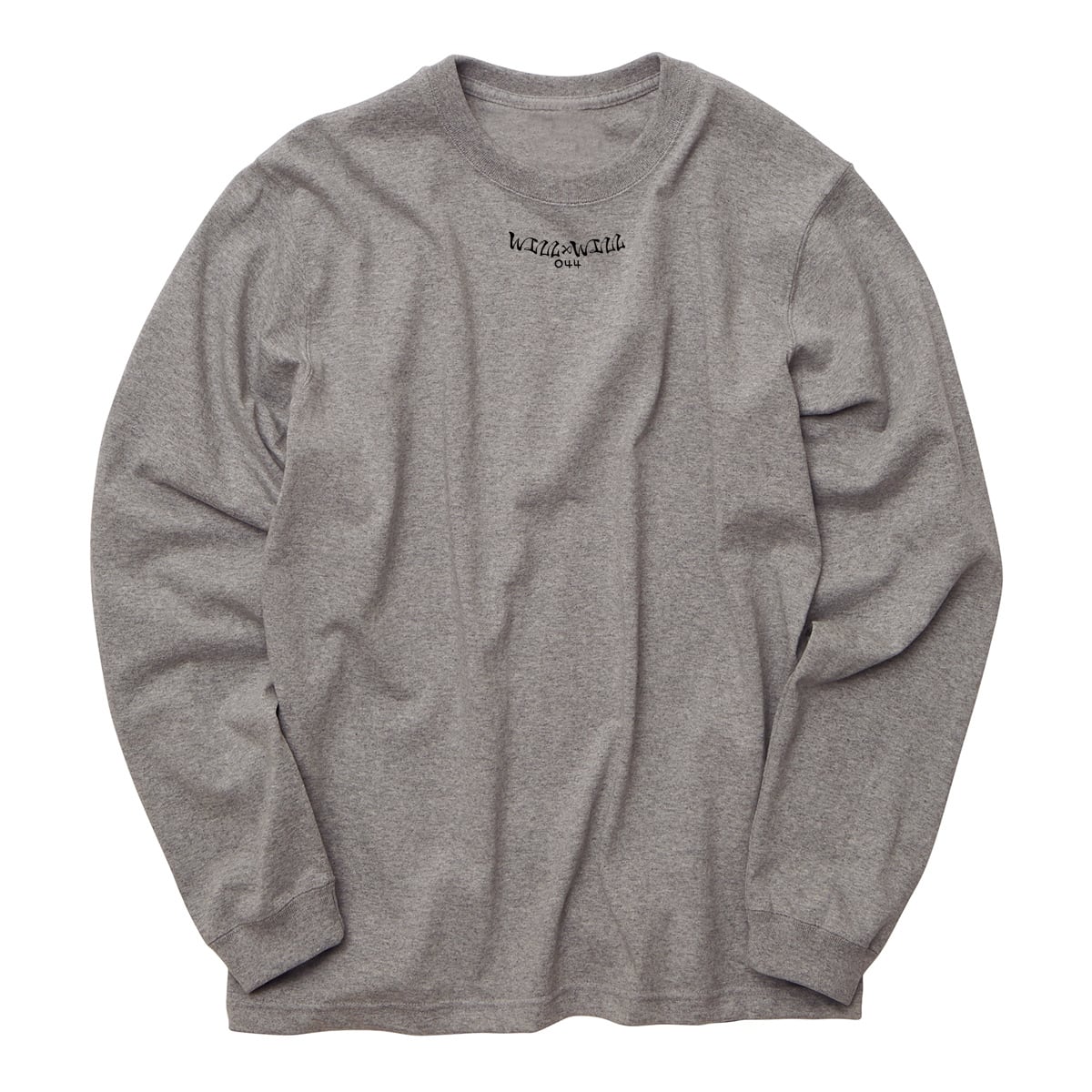 【受注生産】WillxWill postage stamp Long Sleeve 7.1oz Gray
