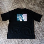 じとめちゃん✕夜スミ コラボTシャツ Black