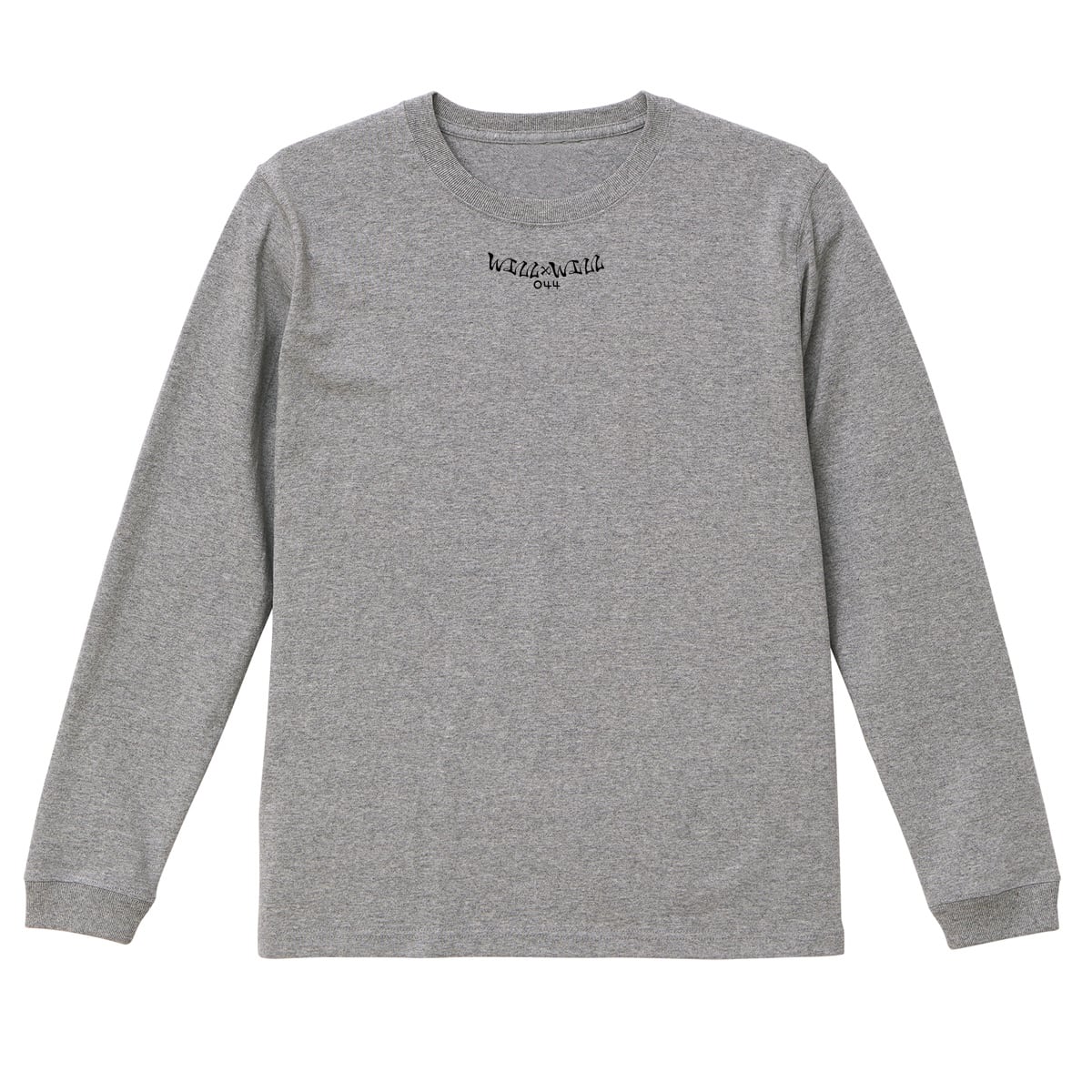 【受注生産】WillxWill postage stamp Long Sleeve 7.1oz Gray