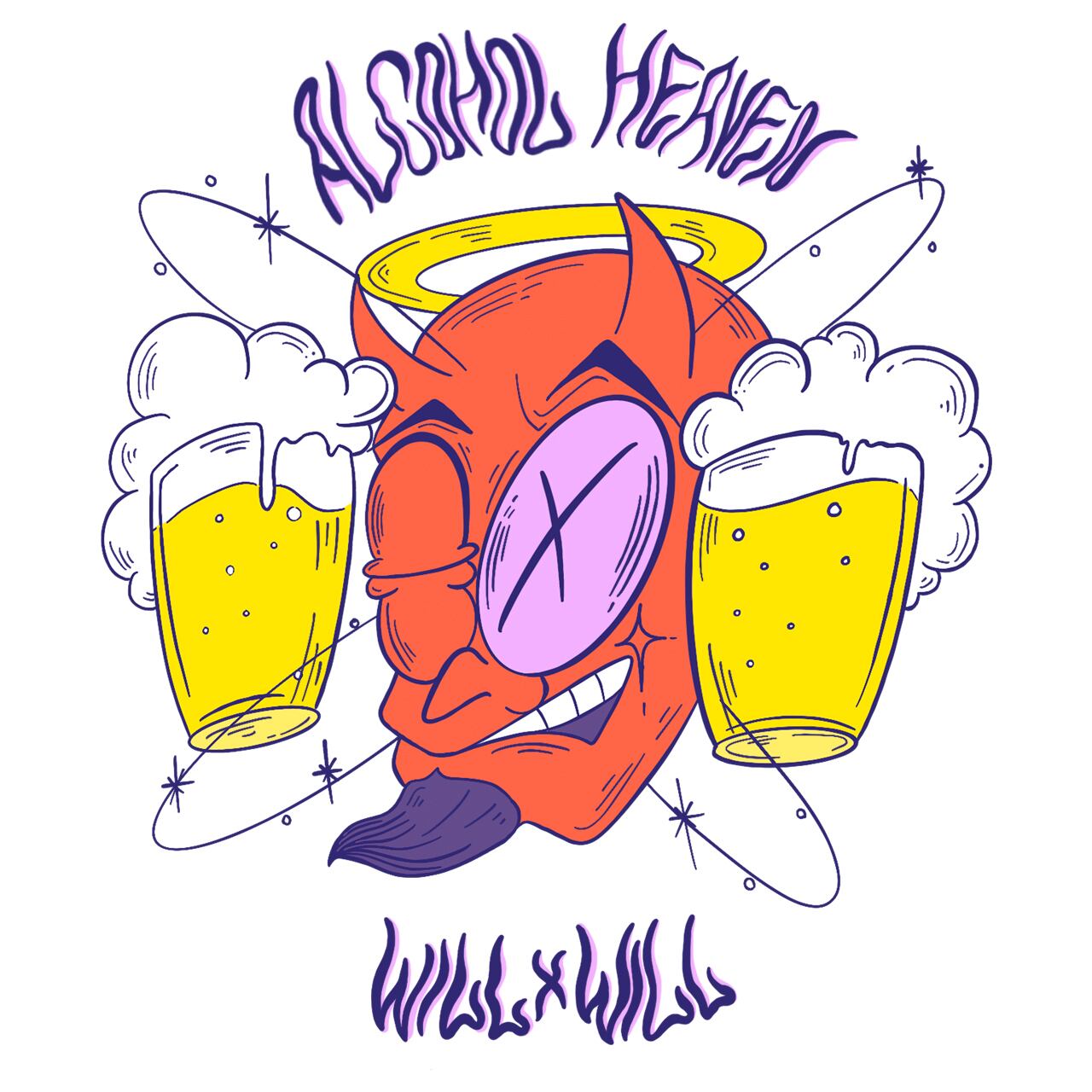 Alcohol heaven T-shirts White