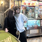 じとめちゃん✕夜スミ コラボTシャツ White