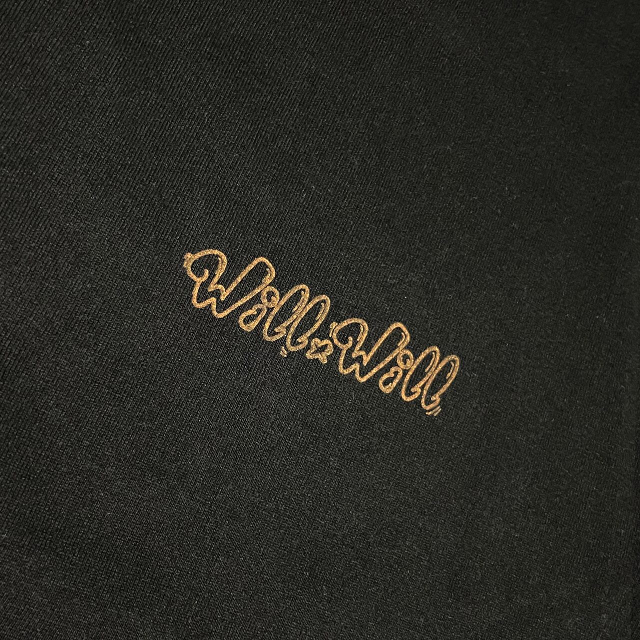 ウィルボーイ Big Silhouette T-shirts Black