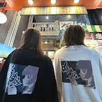 じとめちゃん✕夜スミ コラボTシャツ Black