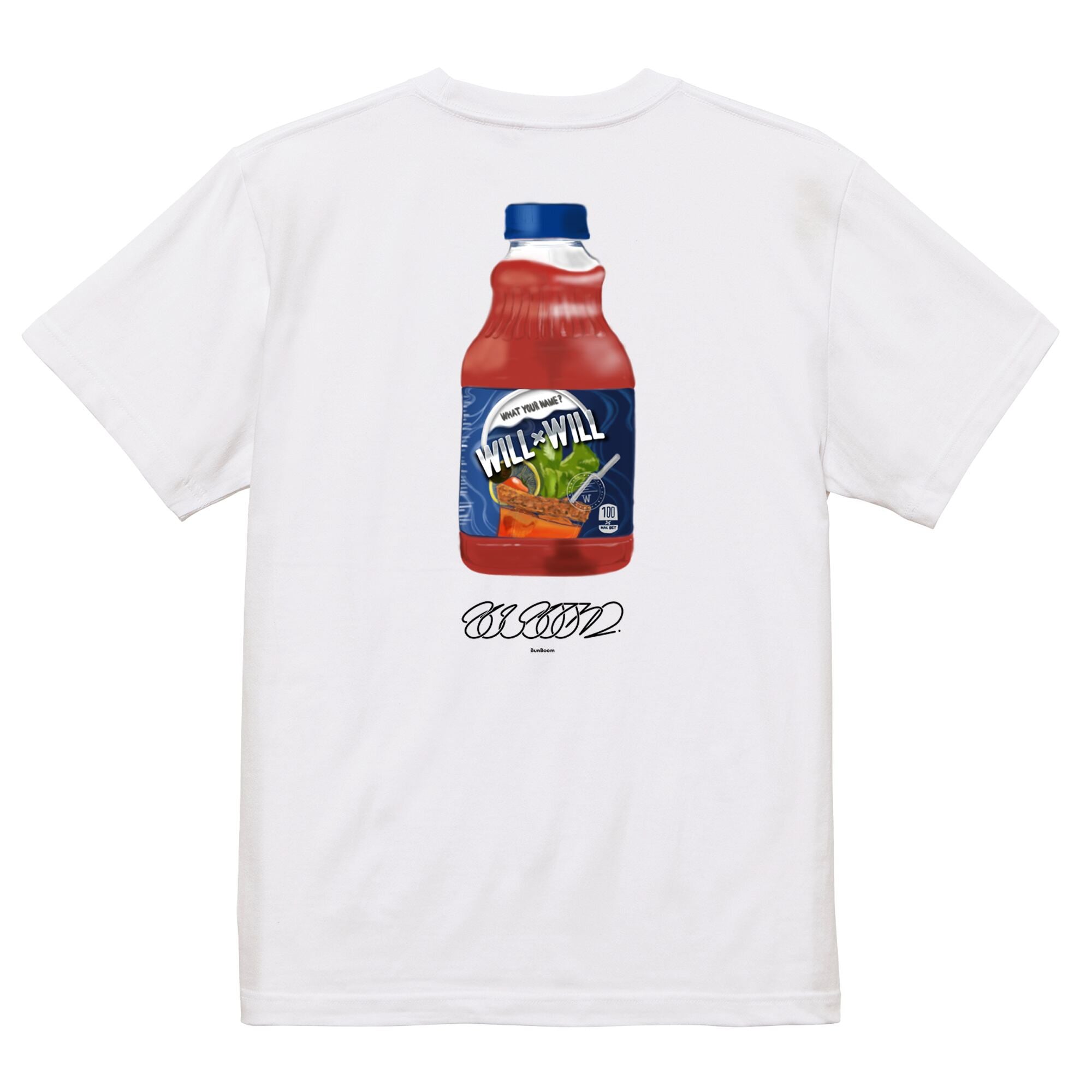 BunBoom 2nd digital single "will×will" Release anniversary T-shirts White