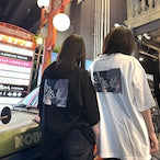 じとめちゃん✕夜スミ コラボTシャツ White