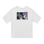 じとめちゃん✕夜スミ コラボTシャツ White