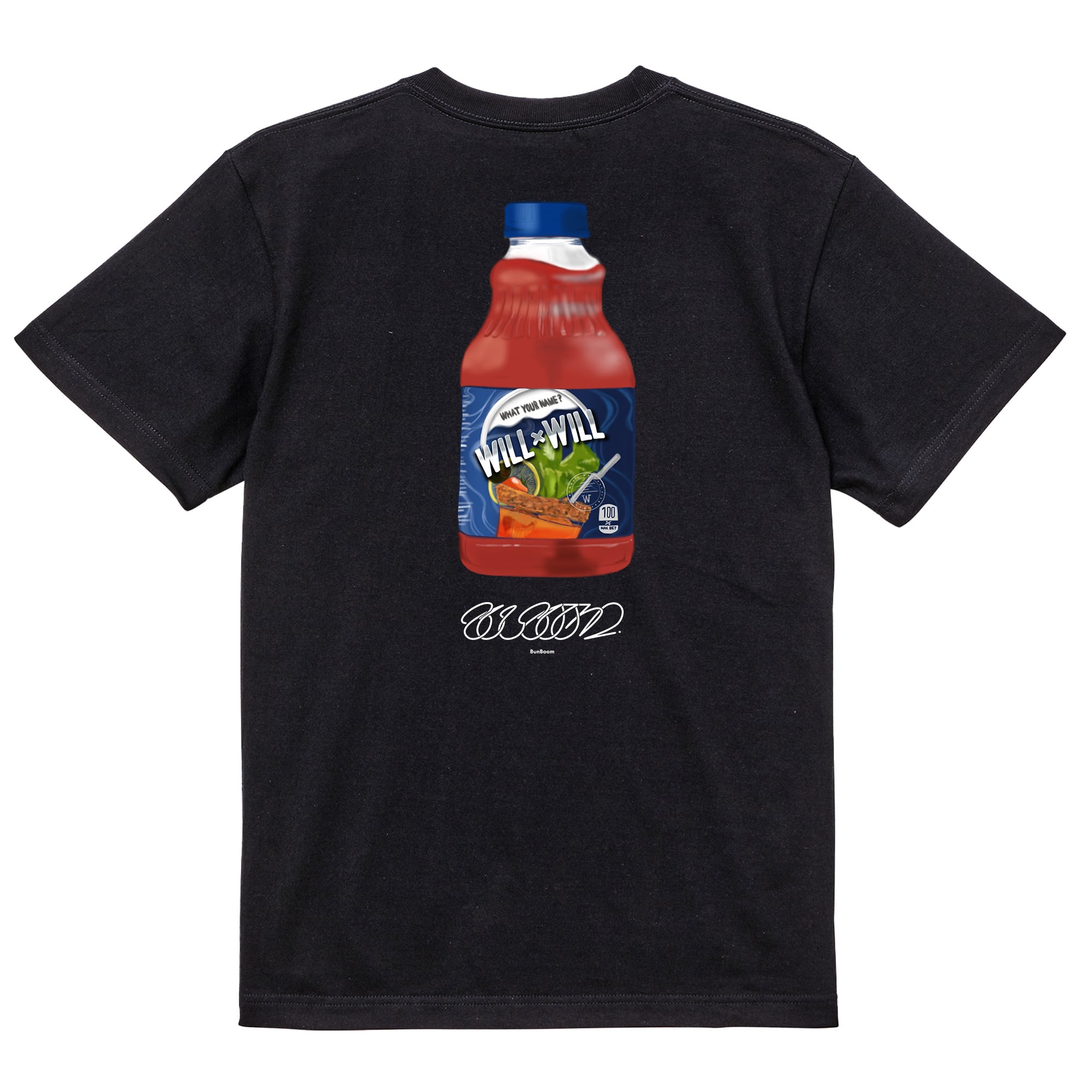 BunBoom 2nd digital single "will×will" Release anniversary T-shirts Black