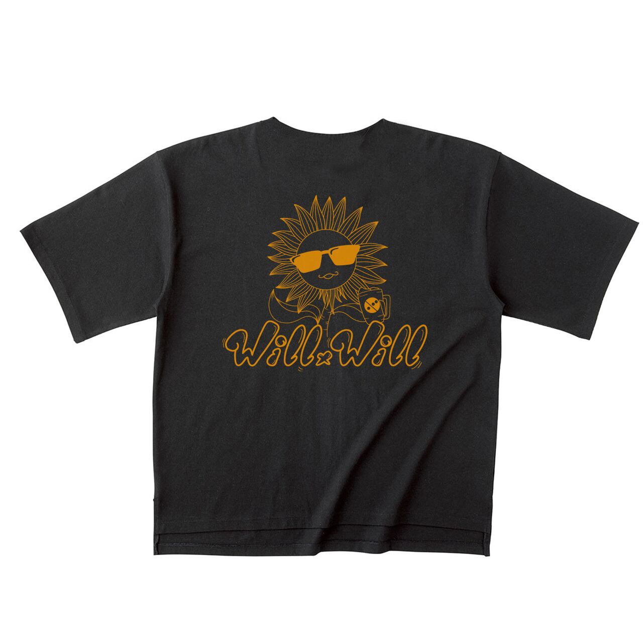ウィルボーイ Big Silhouette T-shirts Black