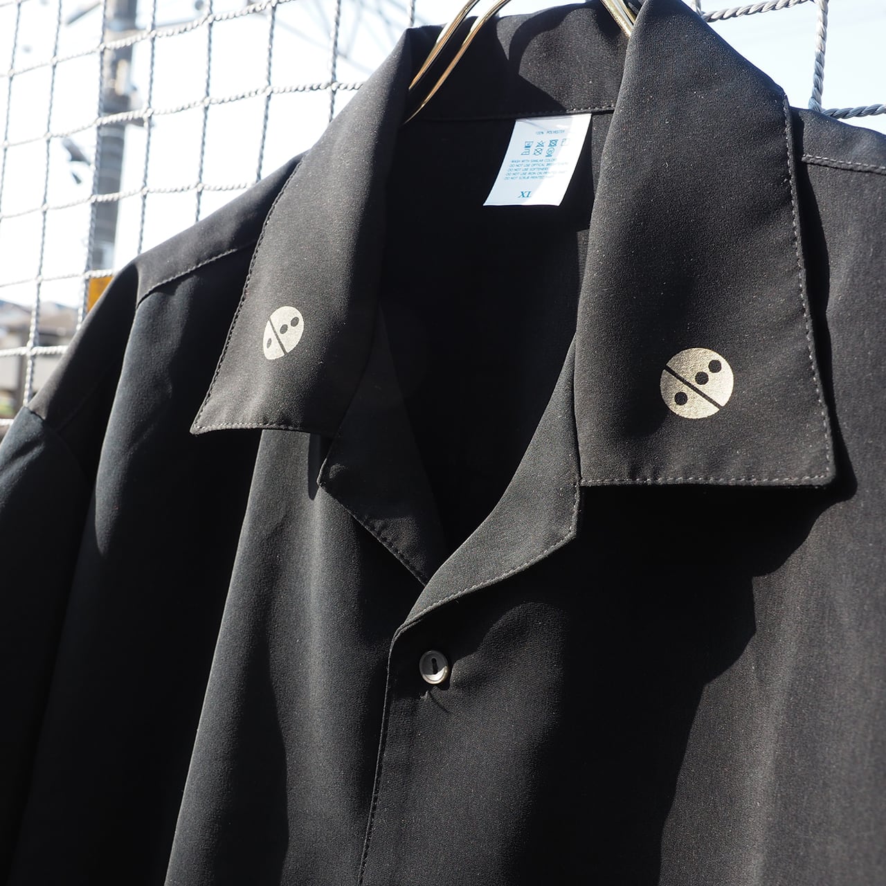 WillxWill Arch Logo Silky Shirts Black