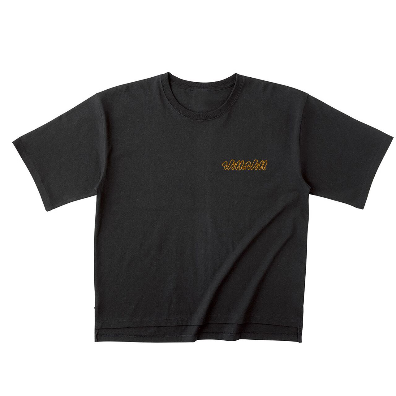 ウィルボーイ Big Silhouette T-shirts Black