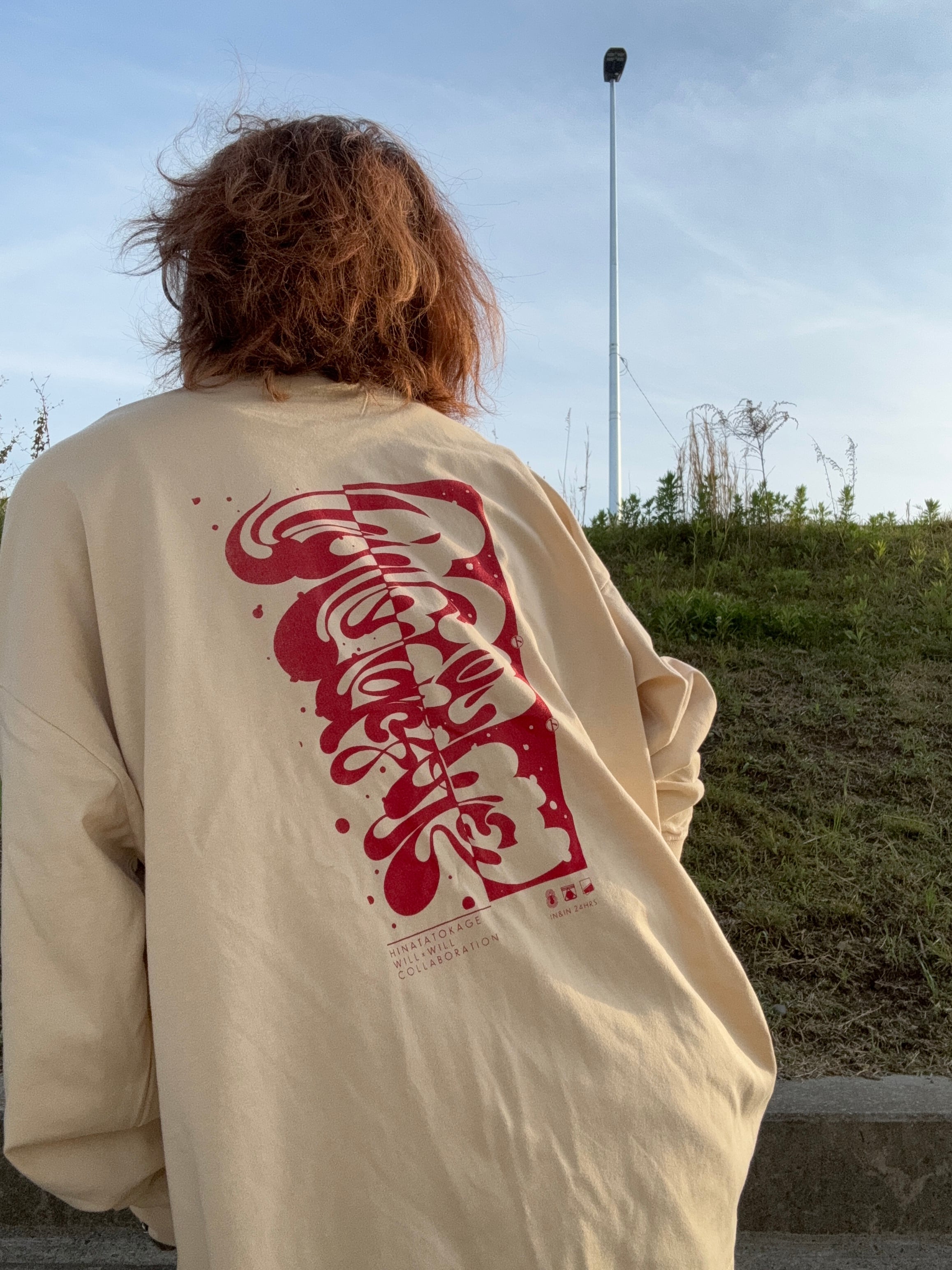 【ヒナタトカゲ×WillxWillコラボ 日向ト影ト志 ロンT Sand】